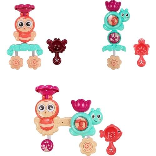 Multicolored Baby Bath Toy Sprinkler Kids Bathroom Water Toys Toddlers