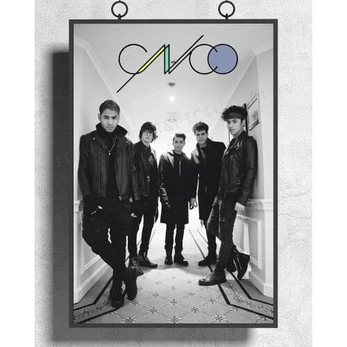 H541 Silk Poster Home Decoration CNCO Custom Rap Rock Music Group Boys Wall Art Christmas Gift