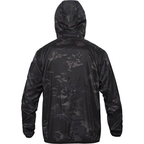 Tactical Hooded Camouflage Skin Clothing Outdoor Skin Clothing Tactical Windbreaker Hunting Coats Jackets