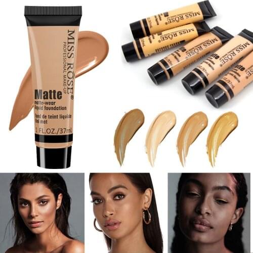 MISS ROSE Foundation Face Concealer Repair Concealer Nourishing Makeup Brighten Cream Professional Base Primer TSLM1