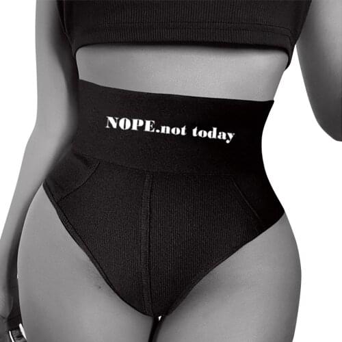Fitness Panties Womens Underwear Seamless Tight Running Shapewear High Waist Hip-lifting Yoga Briefs Letter Print Panties