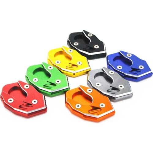 Motorcycle Kickstand Enlarge Extension Side Stand Plate Enlarge For Z800 Z900 Z1000\SX ZX6R ER6N ZX-10R ER6F NINJA650R