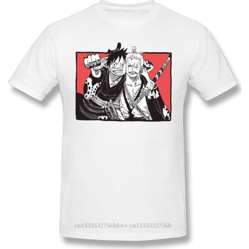 X Casual T Shirt Hot Sale ONE PIECE Luffy Zoro Nami Chopper Tee Shirt 100% Cotton O Neck T-shirts