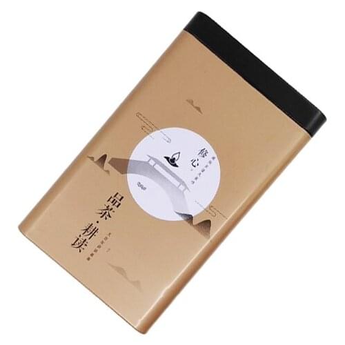 Xin Jia Yi Packaging 250ml Tea Tin Can Rectangular Shape Tin Can Good Quality New Design Sealing Lid Metal Tin Can