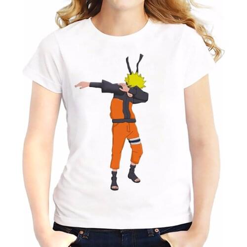Dabbing Shinobi ninja funny t shirts women summer new casual white tee shirt femme cute anime DAB dance tshirts
