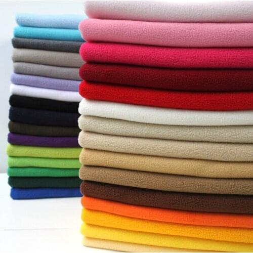 Polar Fleece Fabric Short Plush Doll Plush Cloth Clothing Lining Winter Warm Fabric 100cmx150cm