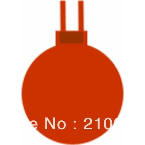Custom Design Flexible Silicone Rubber Heater Silicone Heater Round heater with leads connection tab Free Shipping