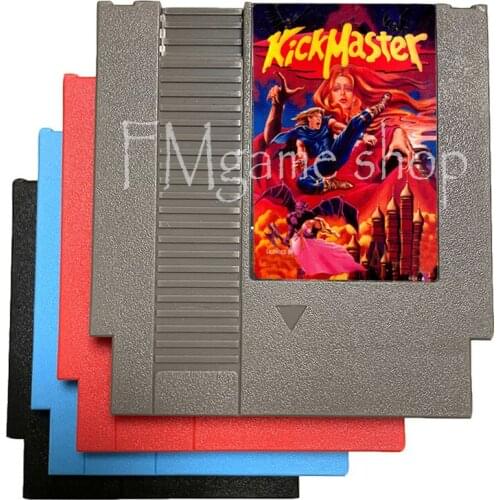 Kickmaster for 72 pins 8bit game cartridge for Video Game Console Select color English Language playstation