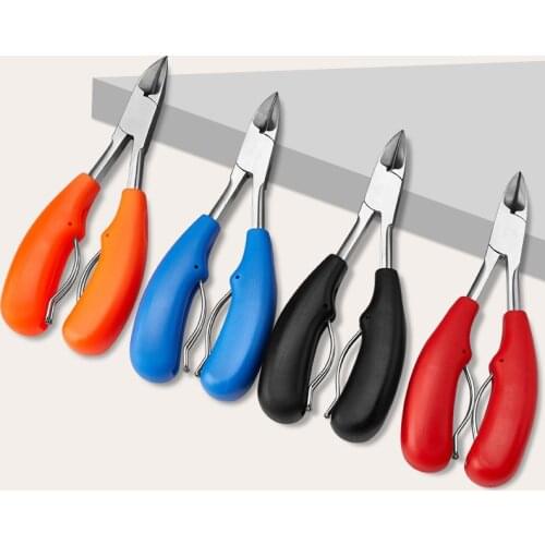 New Manicure Care Nail Cutter Cute and Colorful Stainless Steel Toe Nail Clipper Cutter Dead Skin Professional Feet Care Tools