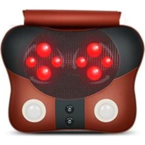 Cervical spine massager neck multifunctional massage pillow with lumbar massage cushion for leaning on