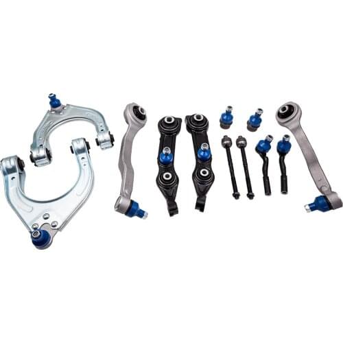 12 Pcs Front Control Arms Tie Rods Assembly for Mercedes Benz E550 2007-2008