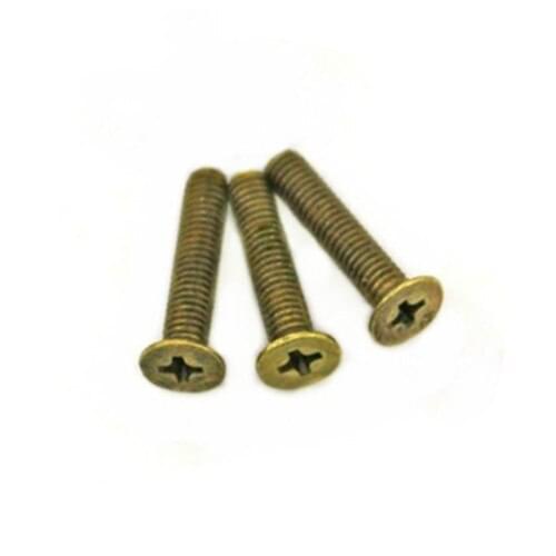 Copper Flat Cross Machine Screws M5*10