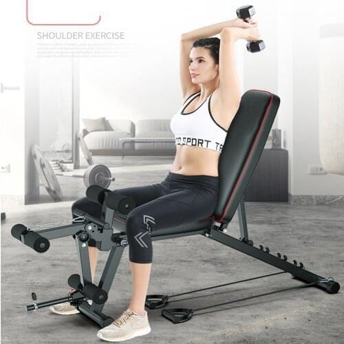 Sit-up board multifunctional home fitness equipment body trainer gym training board dumbbell board