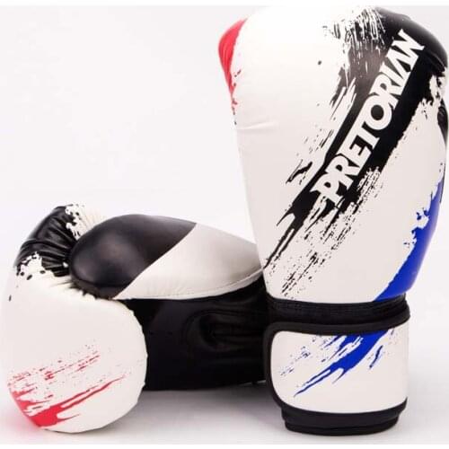 10/12OZ Stylish Men MMA Sparring Muay Thai Boxing Gloves Grappling Sanda Wushu Martial Arts Combat Mitts 2018 DDO