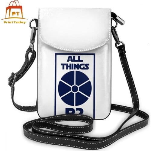 R2d2 Shoulder Bag R2d2 Leather Bag Pattern Trending Women Bags Student Slim Wedding Women Crossbody Purse