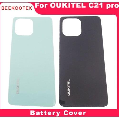 New Original Oukitel C21 pro Battery Cover Glass Back Cover Case Phone Cover Repair Accessories For Oukitel C21 pro Smartphone