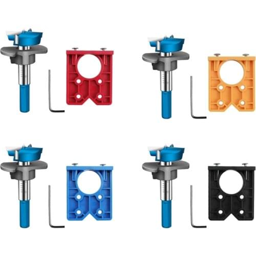 Hole Puncher Locator Opener Door Cabinets DIY Tool for Kitchen Cabinet Doors Hinge Gift for Carpenter