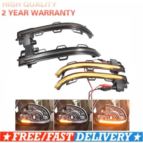 For BMW X3 X4 X5 X6 F25 LCI F26 F15 F16 2014 - 2018 Side Rearview Mirror Indicator Blinker Light Sequential Dynamic Turn Signal