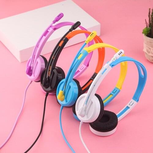 SalarV38 Wired childrens Headset Stereo Headphone With Mic Volume Control Earphone Outdoor For sports computer smart Phone