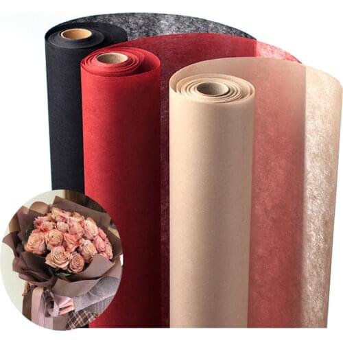 DIY Non-Woven Korean Florist Packaging Craft Art Paper 60cm*15y Flower Wrapping Roll Wedding Party Gift Packing Materials