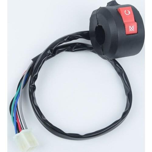 Motorcycle Handlebar Horn Button Turn Signal Kill Light Start Switch For 50cc 70cc 90cc 110cc ATV Kazuma Taotao Coolster Quad