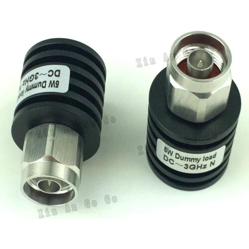 Factory sales 5W Dummy load DC-3G N male plug Dummy load 50 ohm terminal connector with heat sink free shipping
