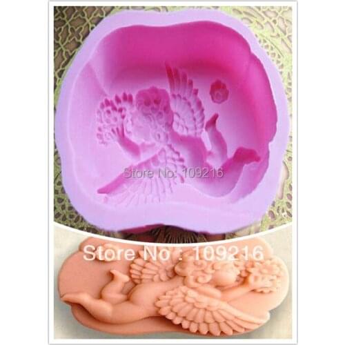 1pcs Flying Baby Silicone Handmade Soap/Cake Mold Crafts DIY Mold