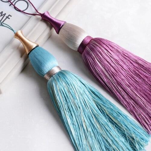 1Pcs Curtain Cord Small Tassel Fringe Brush Curtain Accessories DIY Sofa Valance Tablecloth Cushion Decor Key Tassel Home Decor