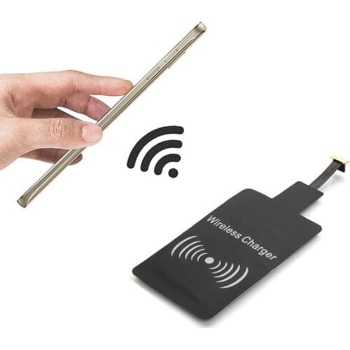 1pc Universal Qi Wireless Charger Standard Smart Charging Adapter Receptor Receiver for iPhone