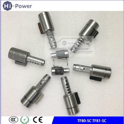 8 PCS AF40 TF80SC TF-80SC/AF40 Transmission Valve Solenoids for CITROEN for Volvo for PEUGEOT RENAULT FIAT SAAB