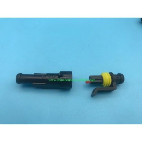 Free shipping DJ7011-1.5-11/21 male and female 1 Pin Superseal sealed Electrical wire harness Connectors