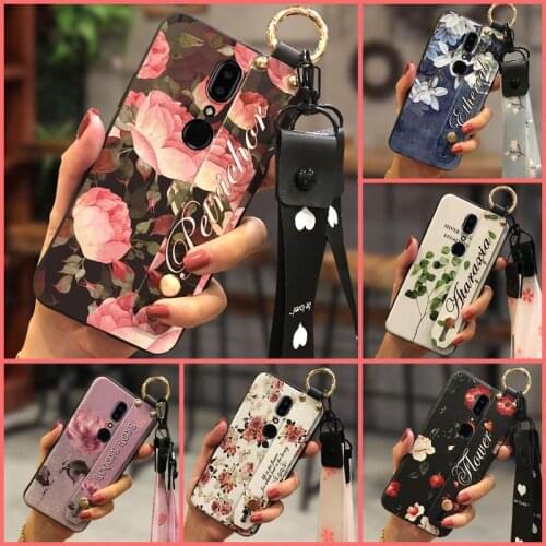Wristband For Girls Phone Case For Sharp AQUOS V Soft Case Anti-dust Back Cover Shockproof Silicone