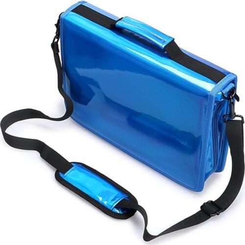 160 Slots Pencil Case Holder - Laser PVC Plating Color Large Capacity Pen Organizer for Colored Pencil Watercolor Pens & Markers