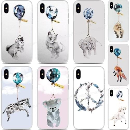 Animal Balloon Case For Huawei Nova 5 6 SE 7i Y7P 4e Y5 Y6 Honor 20 9X 8S Mate 30 P40 Plus P30 Pro Lite E P Smart 2019 Cover