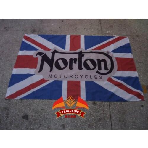 For norton racing flag norton banner,100% polyster 90*150 CM flag,flag king