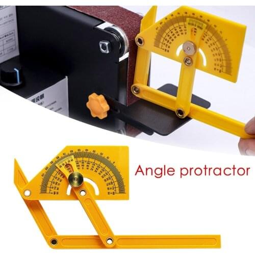 Measuring Tools Plastic Protractor And Angle Finder, Outside, Inside, Sloped Angles 0 to 180 Degree Hand Tools Woodworking Tools