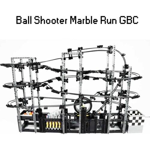 Creative Building Block Ball Shooter Marble Run Science Educational Gift Childrens toy Education Model MOC Building Blocks