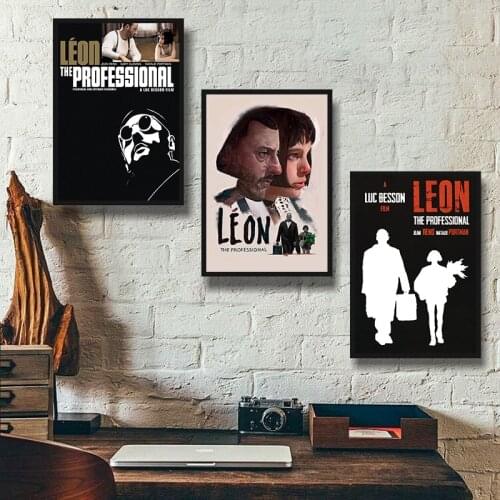 Leon Classic Movie Canvas Painting Posters Wall Stickers Home Decoration Modern Style Home Art Brand