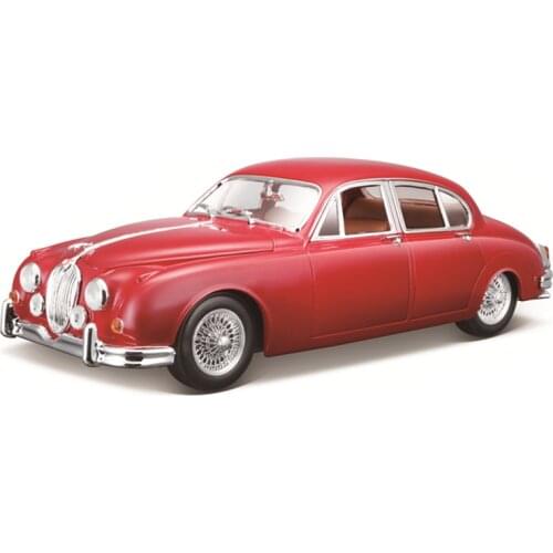 Bburago 1:18 Scale 1959 Jaguar Mark II Alloy Luxury Vehicle Diecast Pull Back Cars Model Toy Collection Gift