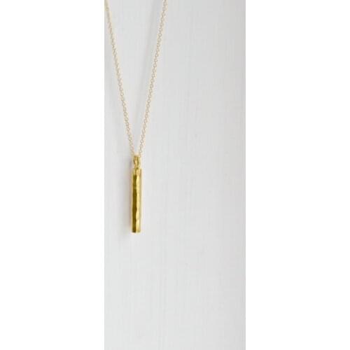 Newest Jewelry Necklace Gold/Rose Gold/silver plated Cylindrical Bar Baton Necklace for women cute christmas gift