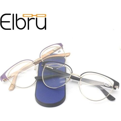Fashion Women Cat Eye Reading Glasses Men Antifatigue Computer Glasses Retro Presbyopia Eyewear Diopter +1.0+1.5+2.0+2.5+3.0+3.5