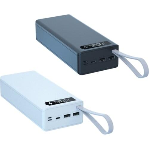 Detachable C16 LCD Display DIY Power Bank Shell External Box Without Battery Powerbank Protector 16x18650 Battery Case