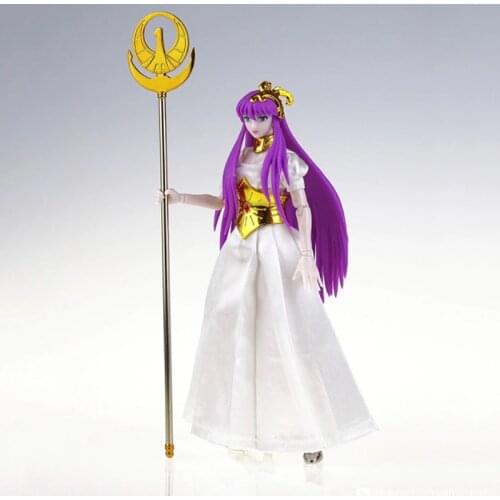 CMT en STOCK grands jouets GT Saint Seiya Athena plaine tissu figurine Anime jouets Figure PVC Action Figure Model Toys Gift