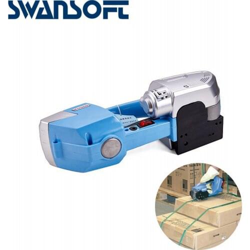 SWANSOFT electric 13/16MM strapping machine,electric pet strapping tool,hand packing machine for PP PET ,handheld carton strap