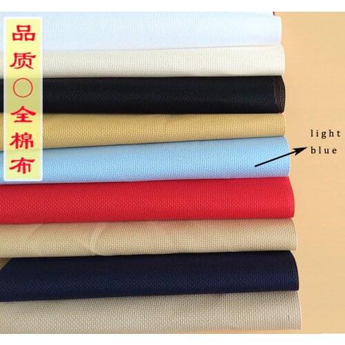 Top Quality 14ST 14CT11CT embroidery cross stitch canvas fabric light blue color white sparkle shiny Cream sparkle gold flashing
