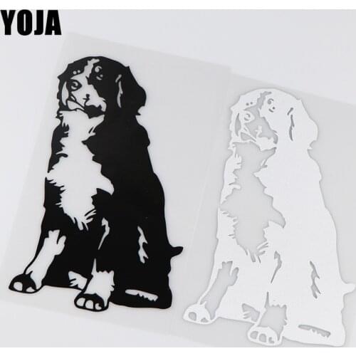 YOJA 11.2X18.8CM Bernese Mountain Dog Animal Car Sticker Bumper Decoration ZT4-0082