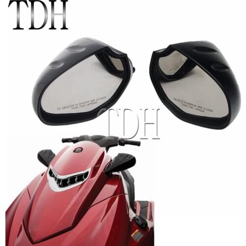 Motorboat Rearview Mirror 1 Pair Side Mirrors For Yamaha WaveRunner Sport Deluxe Cruiser VX VXR VXS VX1100 VX1050 VX1800 2010-16