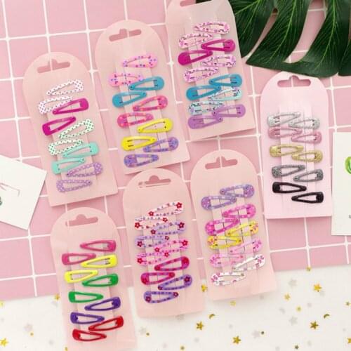 30Pcs/lot Cartoon Printing BB Clips Girls' Hairpin Kids Hair Clips Children Hair Accessories