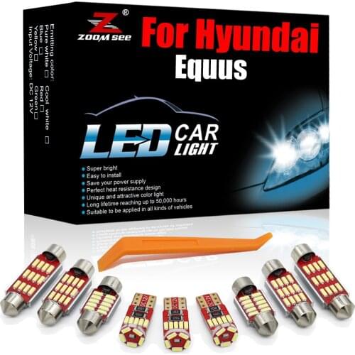 Constant Current White Canbus LED Interior Kit For Hyundai Equus 2011 2012 2013 2014 Car Step Courtesy Light Lamp Accessories