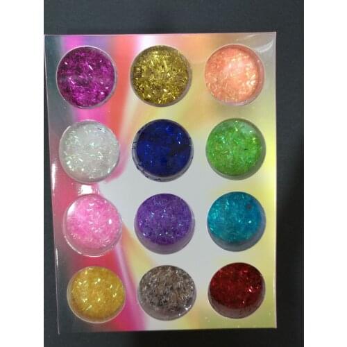 Glitter - Glitter Shapes - 12 pcs 12 colors Bar Glitter - colorful 12 Glitter Strips - Custom Glitter Stripe